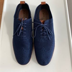 Navy Cole Haan Zero Grand new shoes were worn only once inside